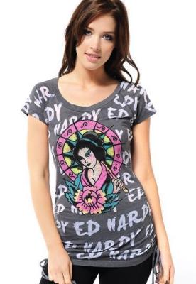 Cheap Ed Hardy shirts women wholesale No. 821